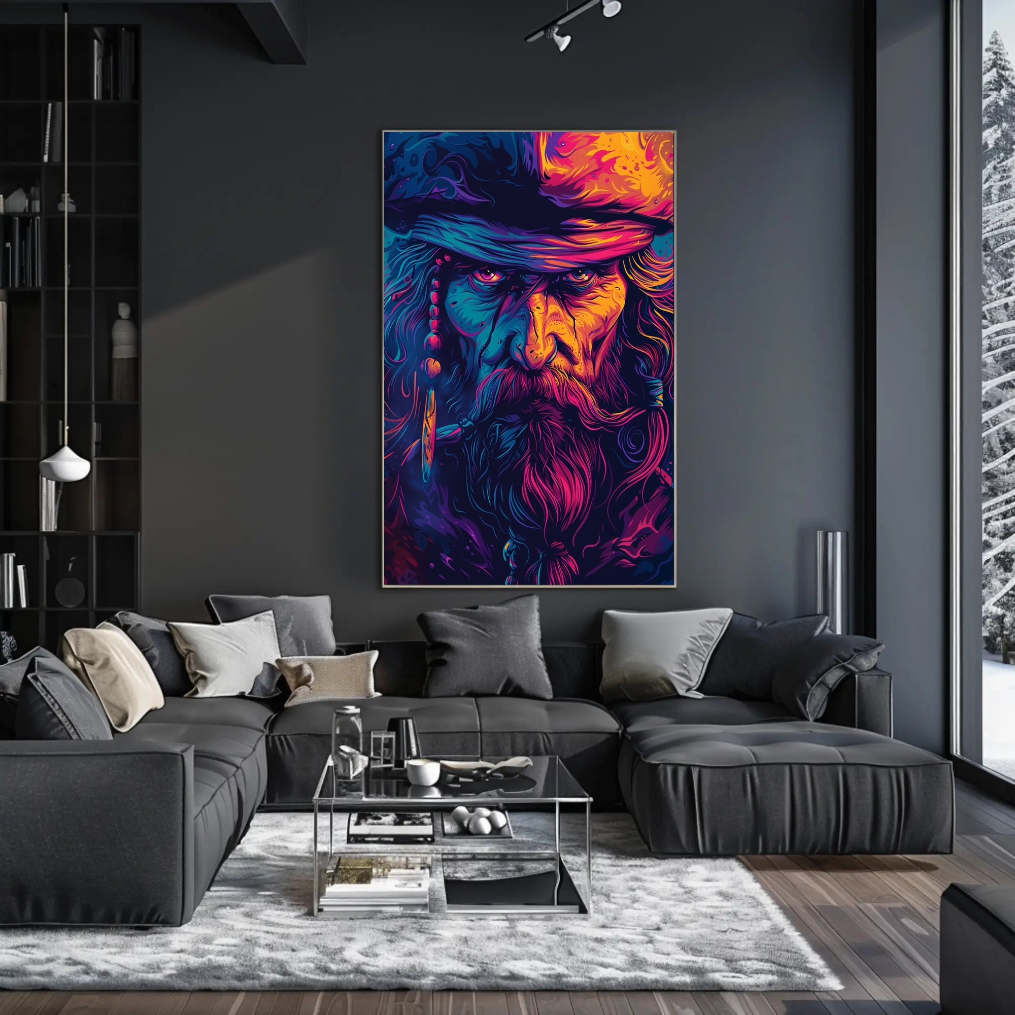 Pirate Adventure Vibrant Art Poster for Fantasy Lovers PosterGoat