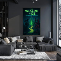 Cyberpunk Wizard of Oz Futuristic Sci-Fi Poster PosterGoat