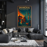 Shanghai Crossroads of Tradition and Innovation Poster