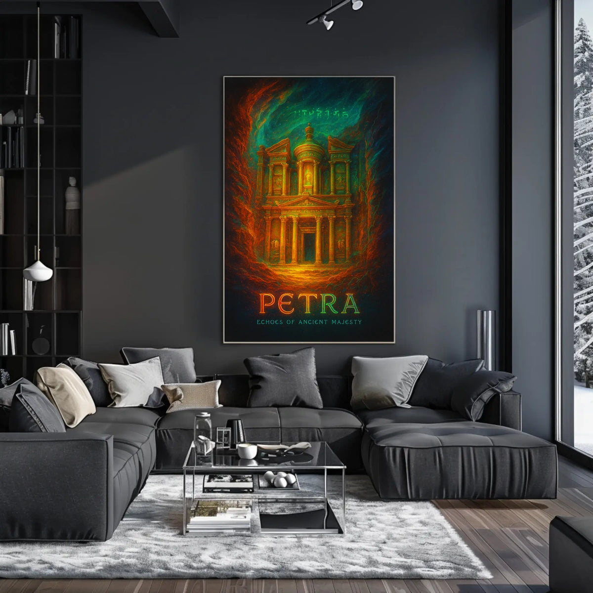Petra Echoes of Ancient Majesty Poster