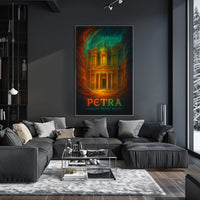 Petra Echoes of Ancient Majesty Poster