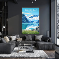Glacial Serenity: Glacier Bay National Park Poster