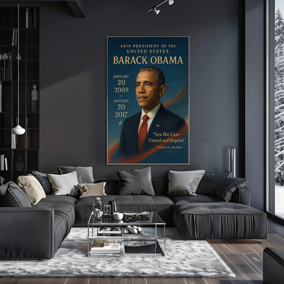 Barack Obama "Yes We Can" Presidential Poster