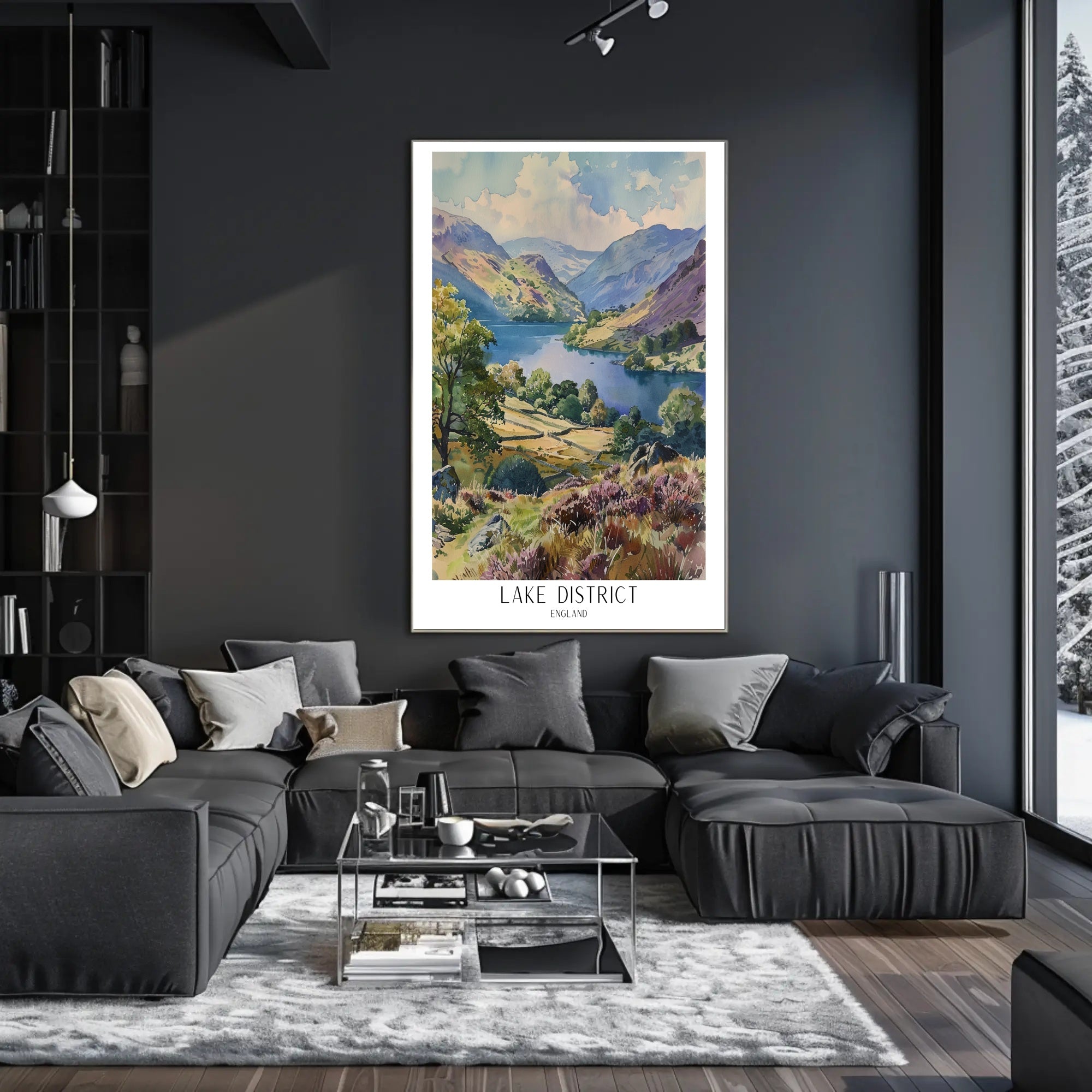 Lake District Beauty Travel Poster PosterGoat