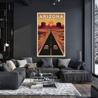 Arizona's Monument Valley Road Trip Poster