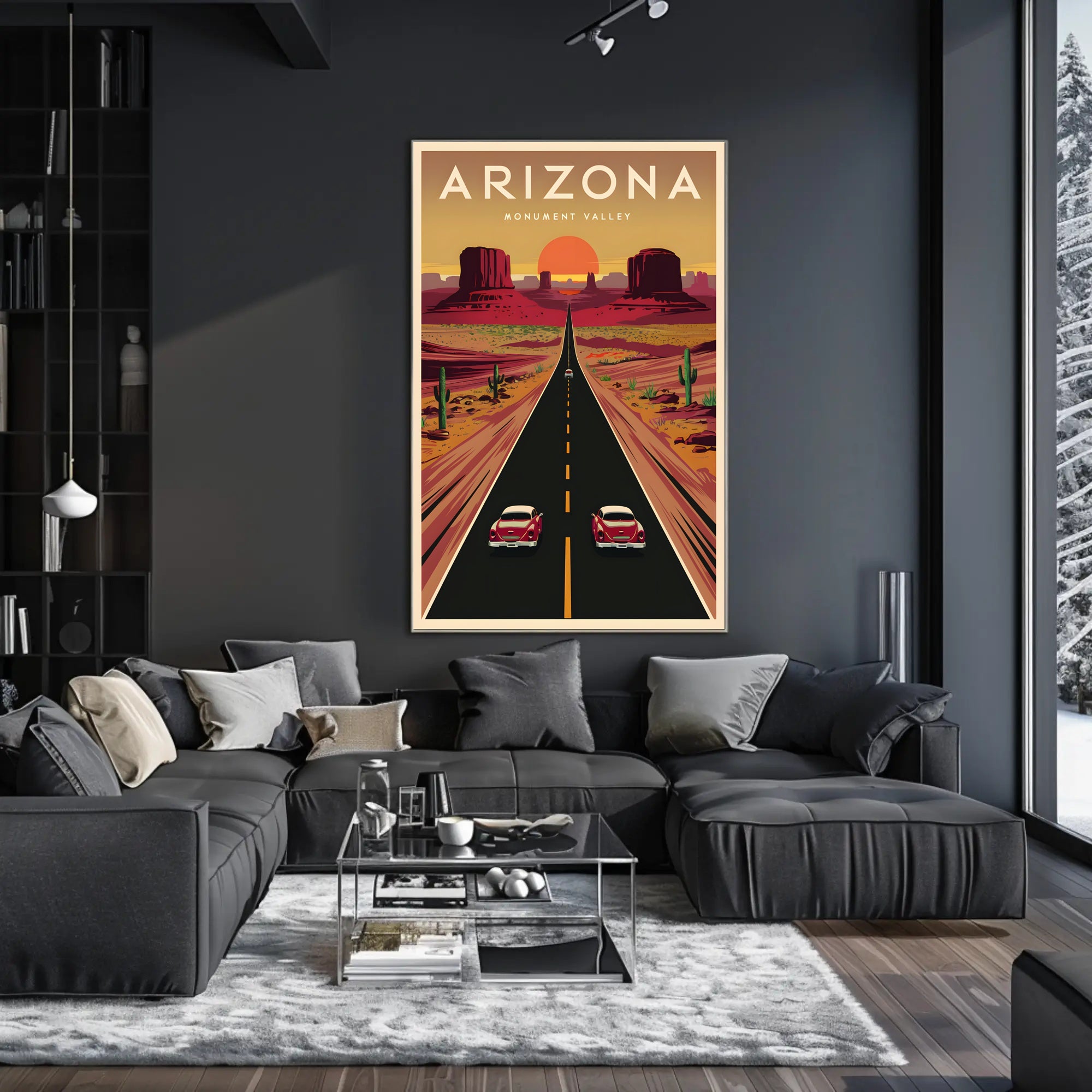 Arizona's Monument Valley Road Trip Poster