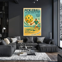 Pickleball The New Wave of Fun Poster