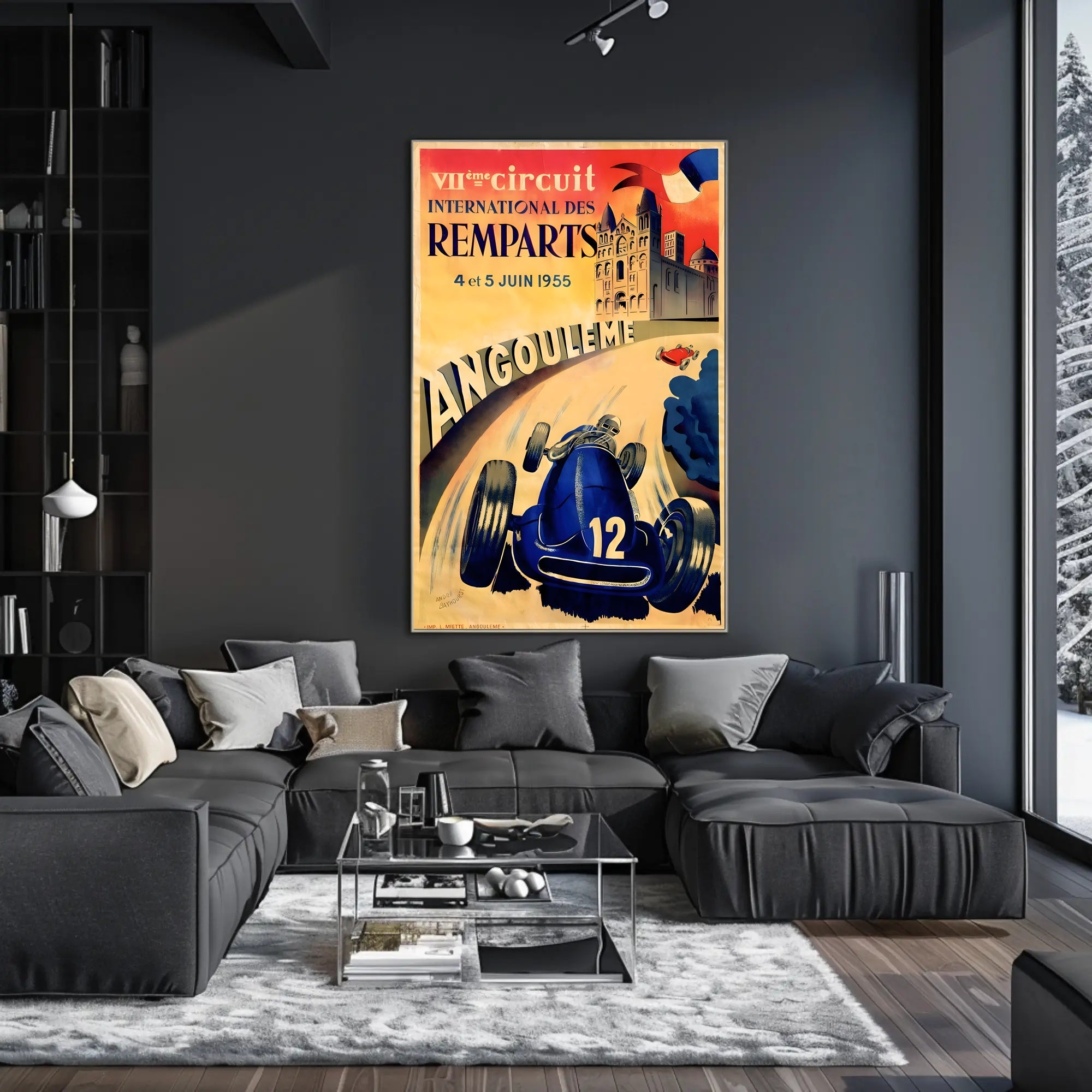 Circuit des Remparts 1955 Poster