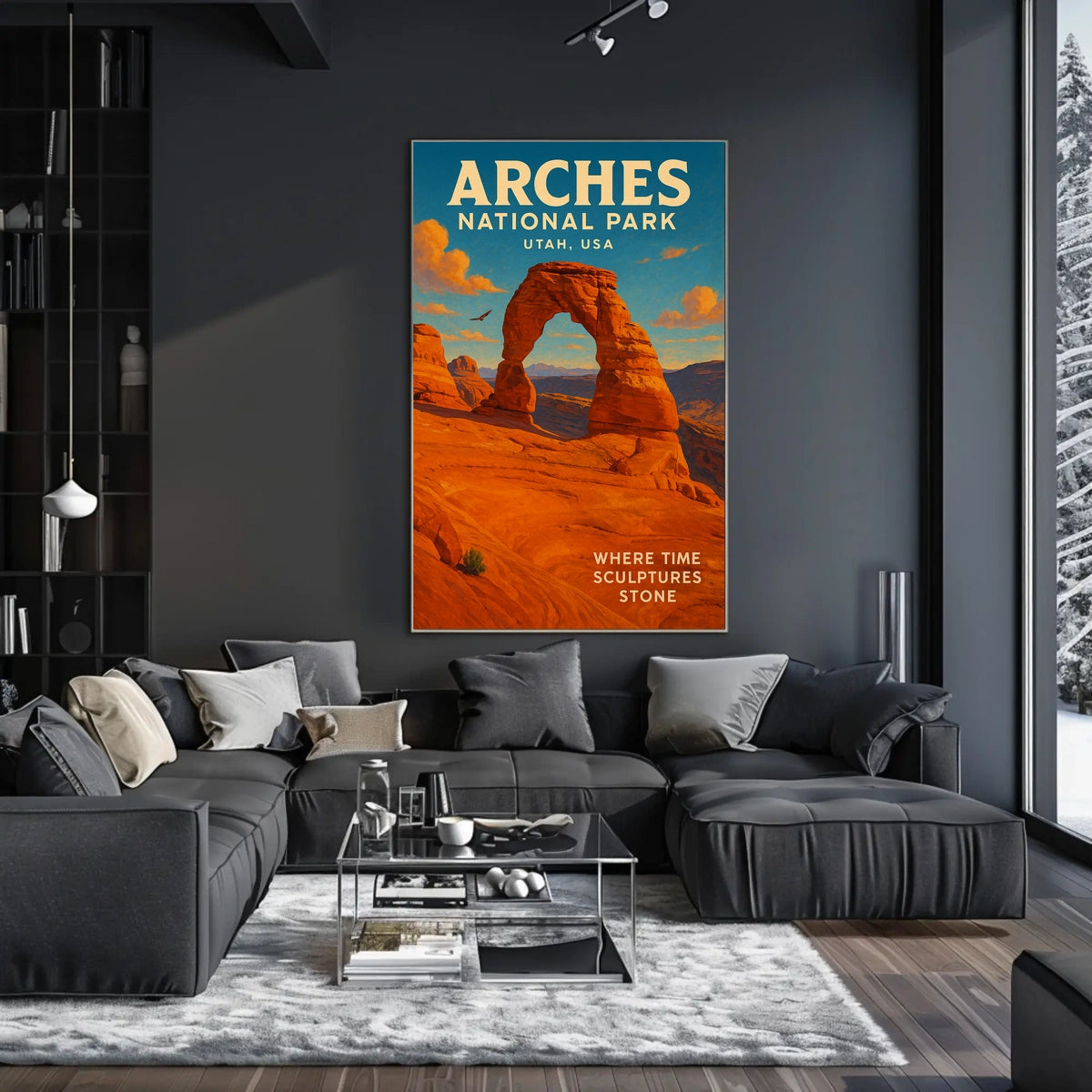 Arches National Park Poster Timeless Stone Sculpts Nature