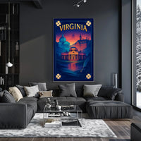 Virginia A Historical Tribute Poster