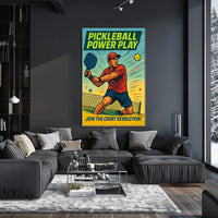 Pickleball Power Play Poster