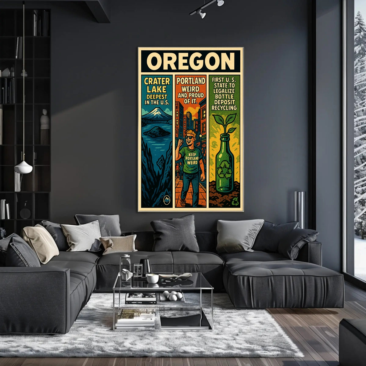 Discover Oregon Poster