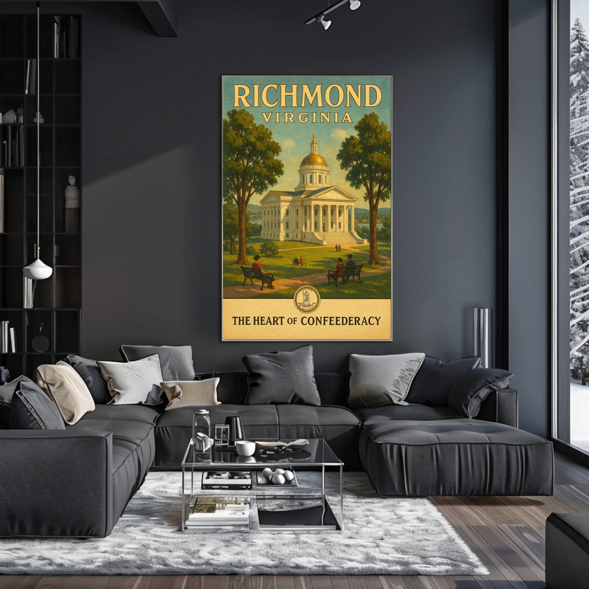Richmond, Virginia: The Heart of Confederacy Poster