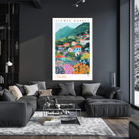 Vibrant Floral Paradise Poster PosterGoat