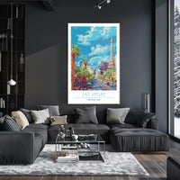 Las Vegas Street View Poster