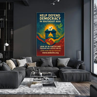 Defend Democracy in Southeast Asia Poster