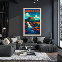 Arkansas Scenic Landscape Poster