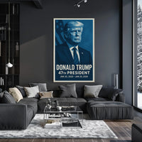 Donald Trump 47th President Poster
