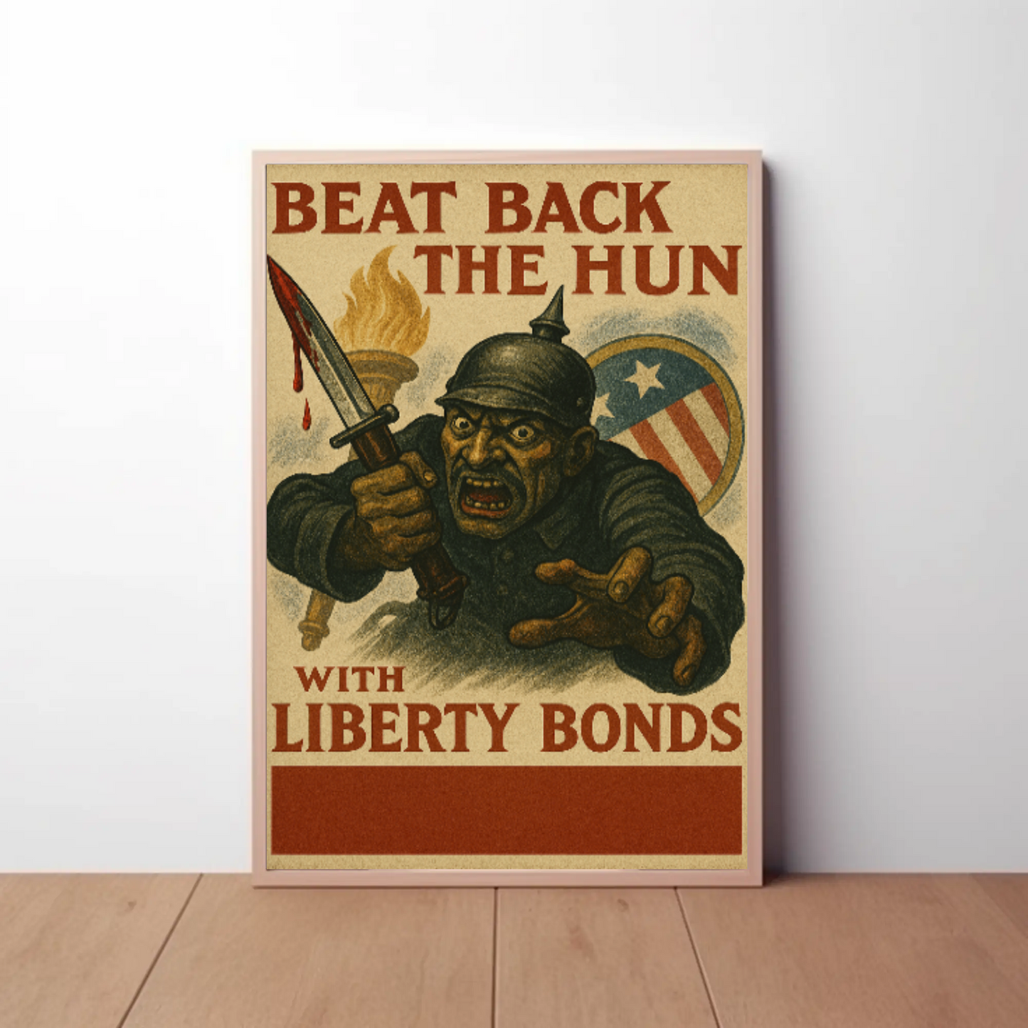 World War I Era Liberty Bonds Propaganda Poster