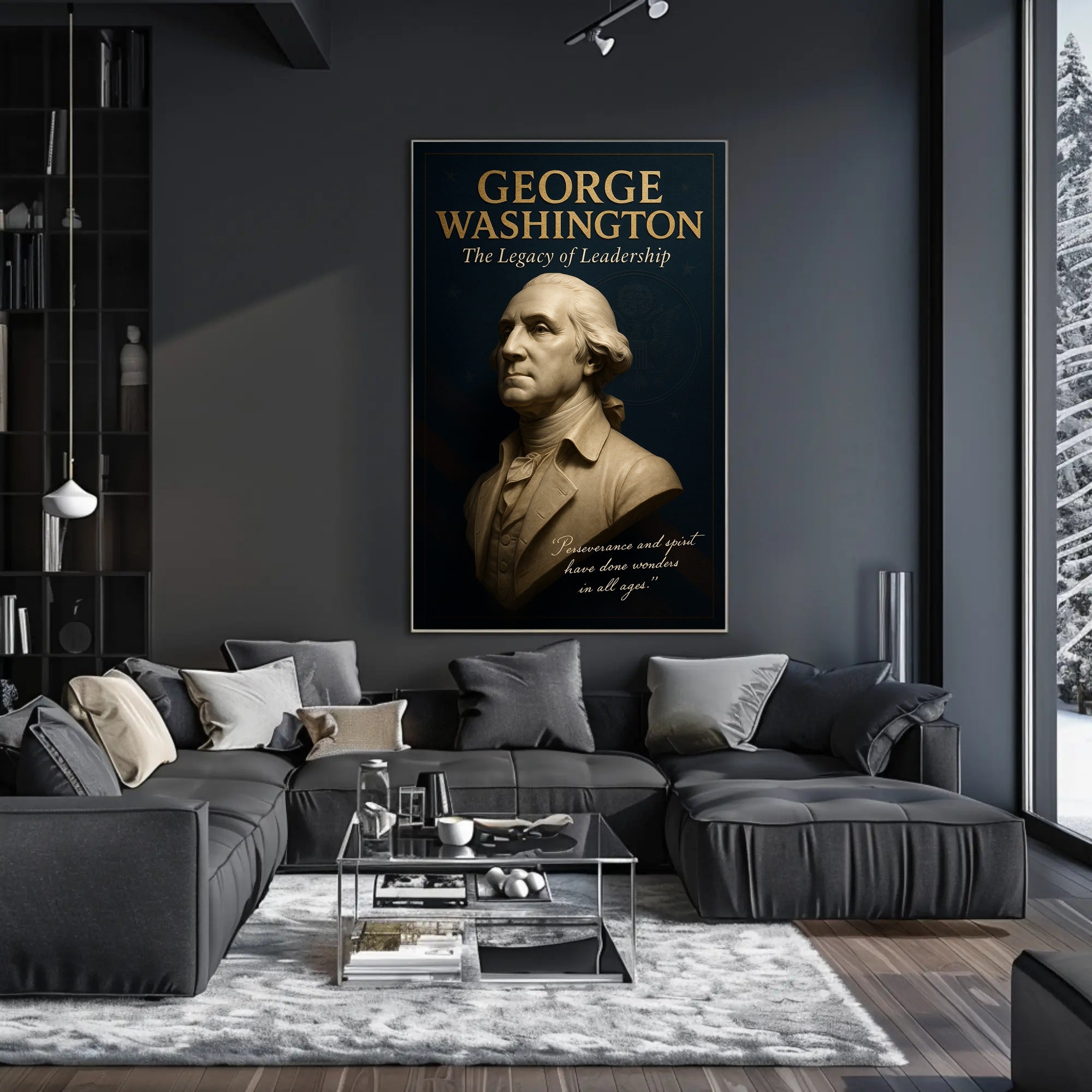 George Washington The Legacy of Leadership Poster