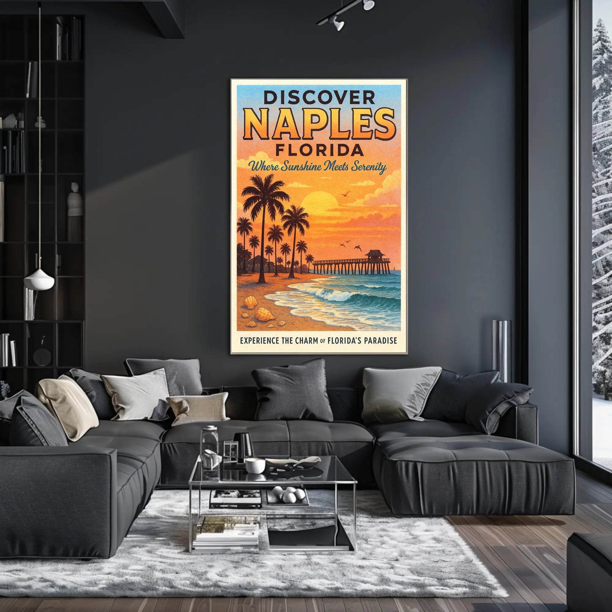 Discover Naples, Florida Poster PosterGoat