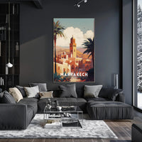 Marrakech Travel Poster