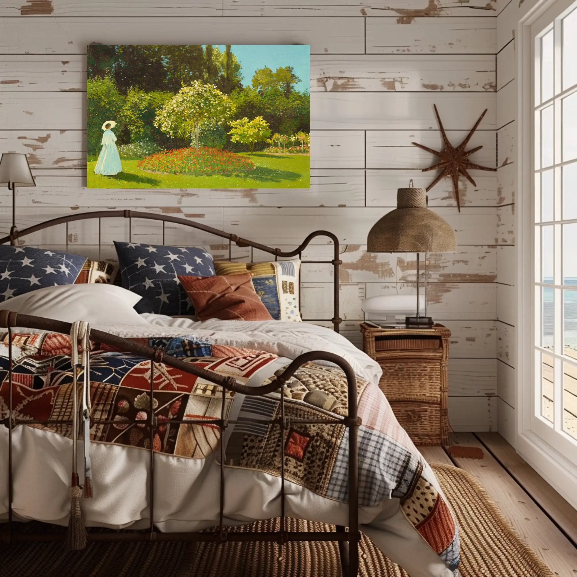 Tranquil Garden Scene Poster