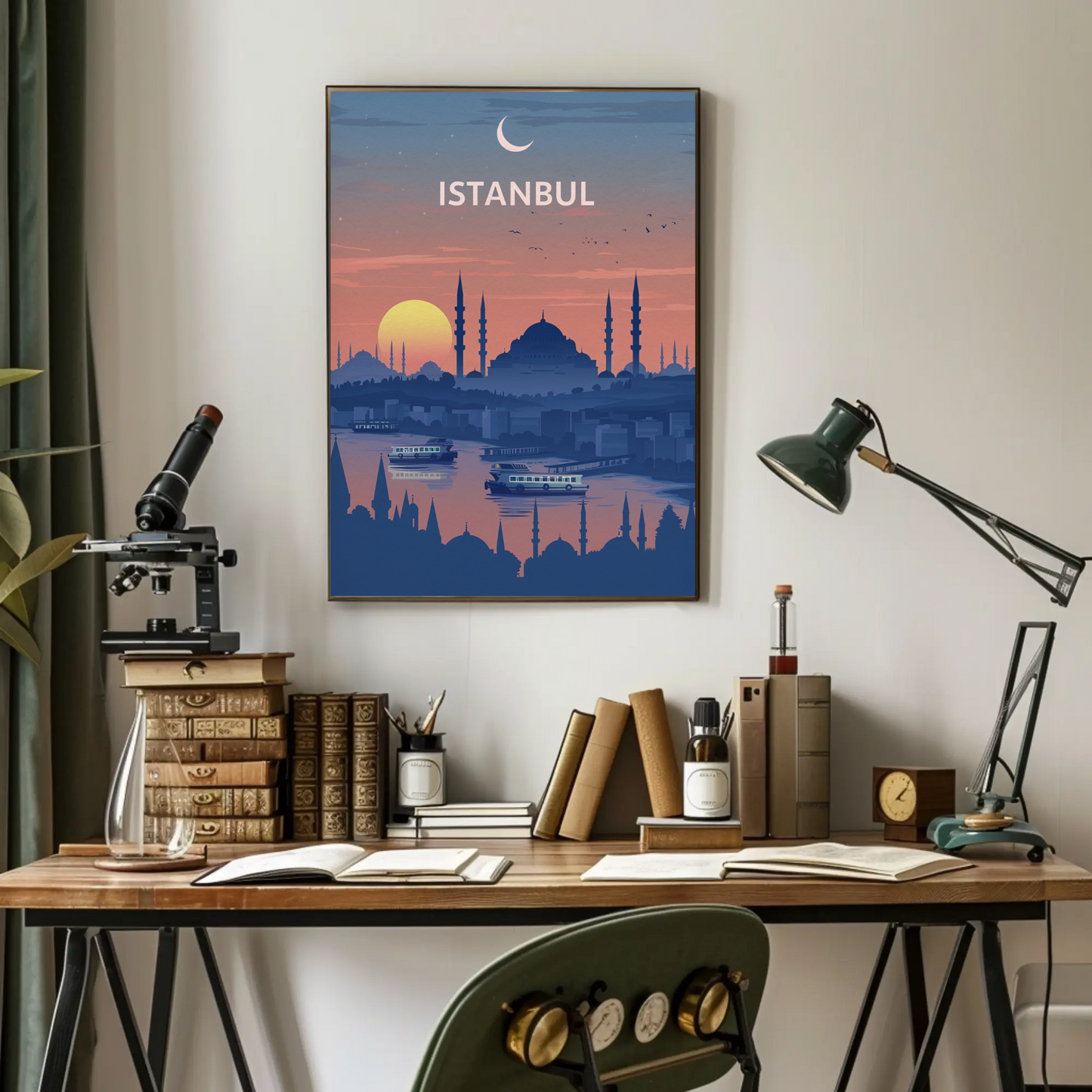 Istanbul: Sunset & Mosques Poster