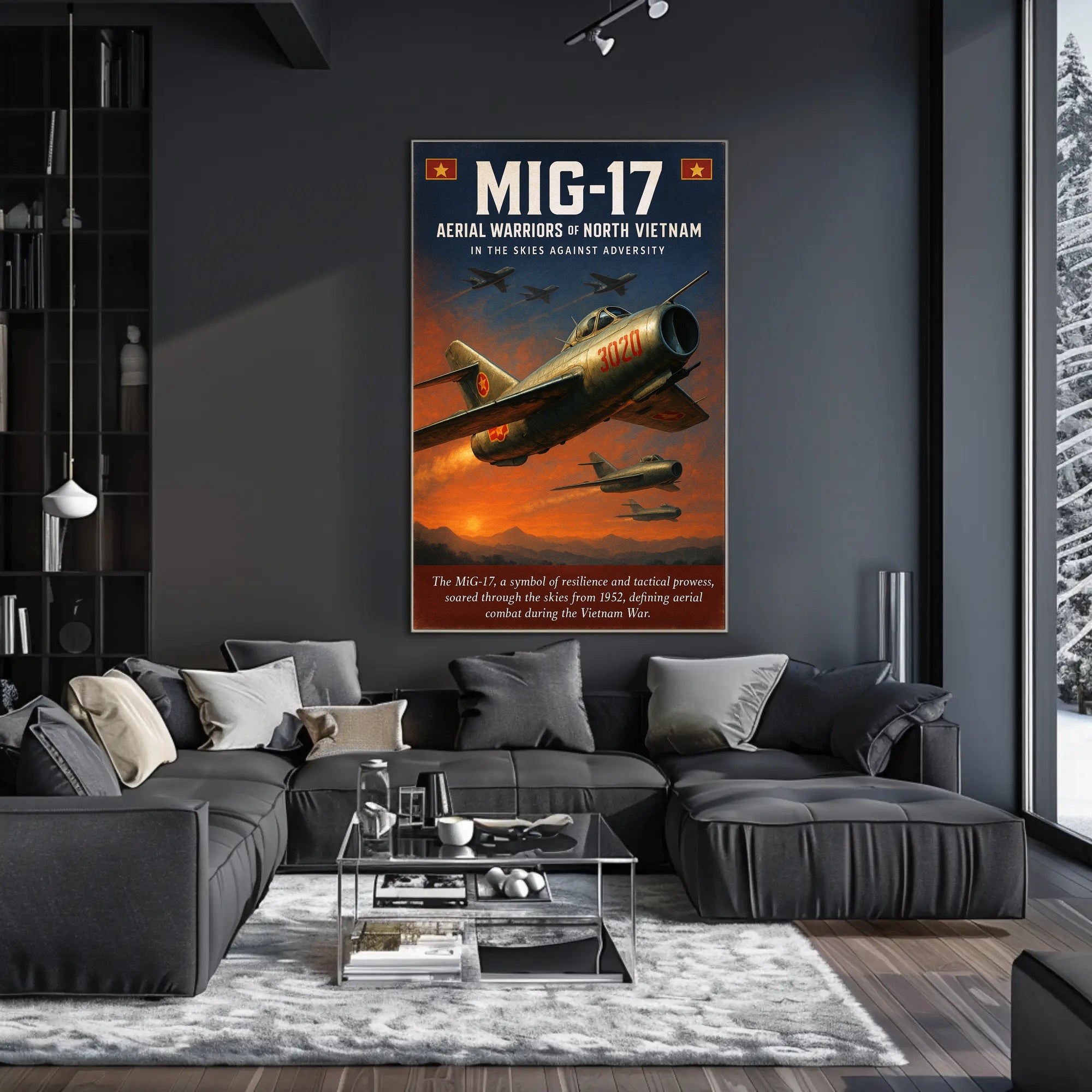 MiG-17 Aerial Warriors of North Vietnam Poster