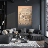 Los Angeles Cityscape Illustration Poster - Urban or Cityscape Poster