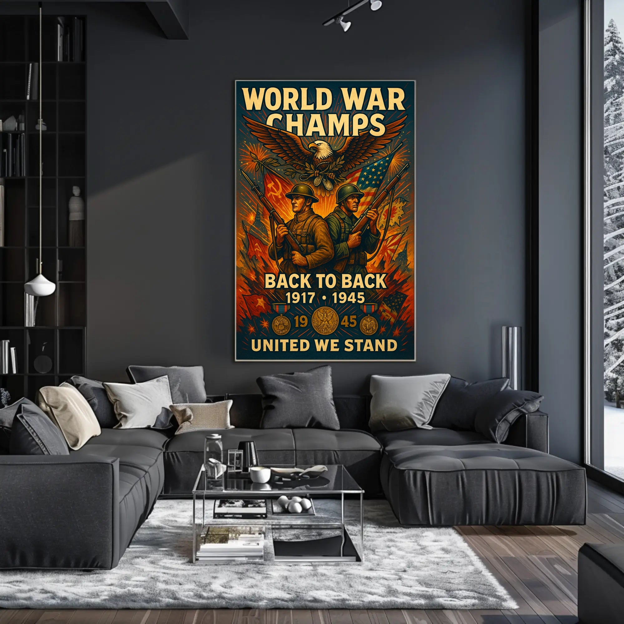 World War Champs Poster PosterGoat
