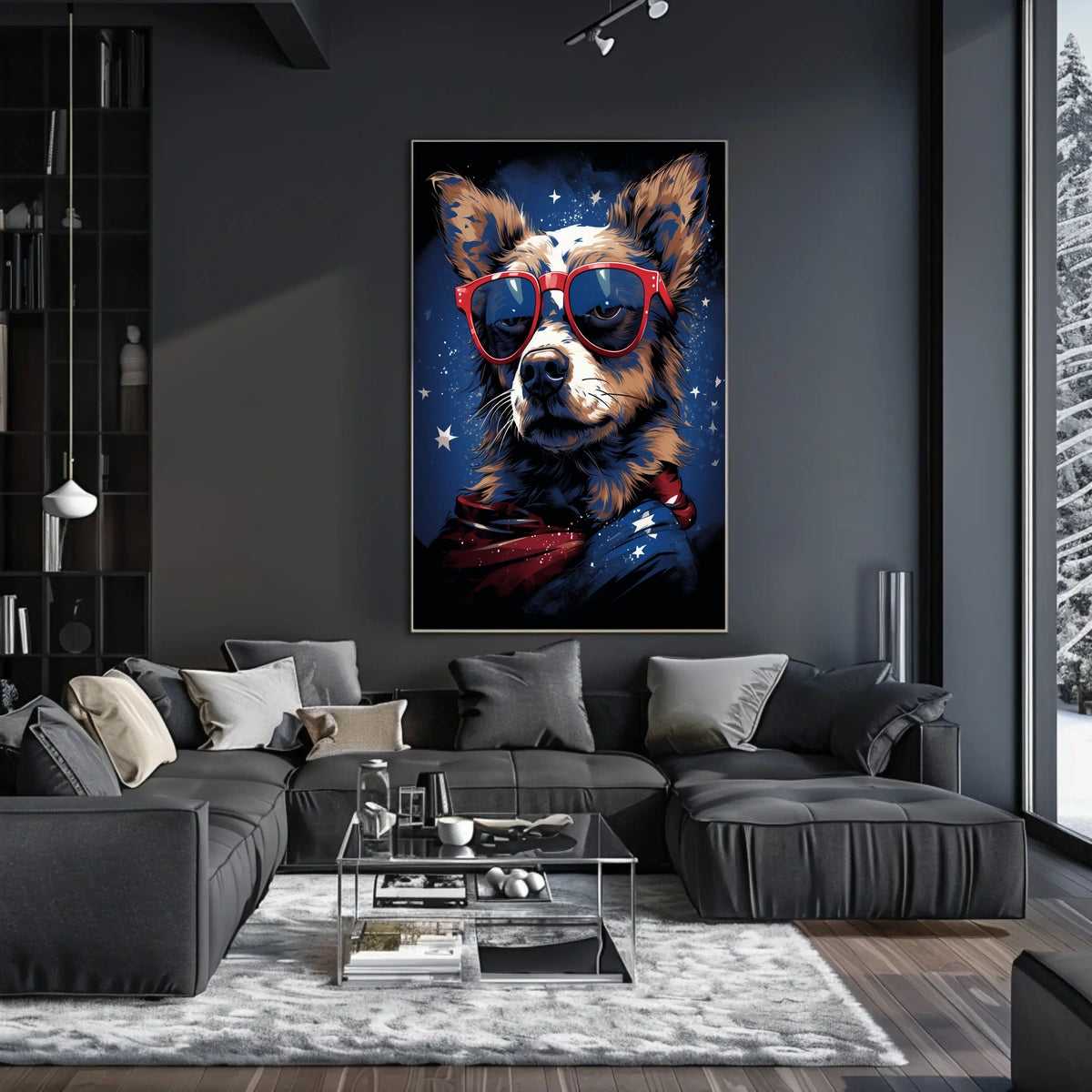 Patriotic Pooch Poster