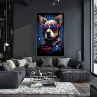 Patriotic Pooch Poster