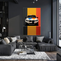 Vibrant Automotive Design Poster PosterGoat