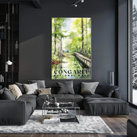 Congaree Watercolor Wall Art Poster