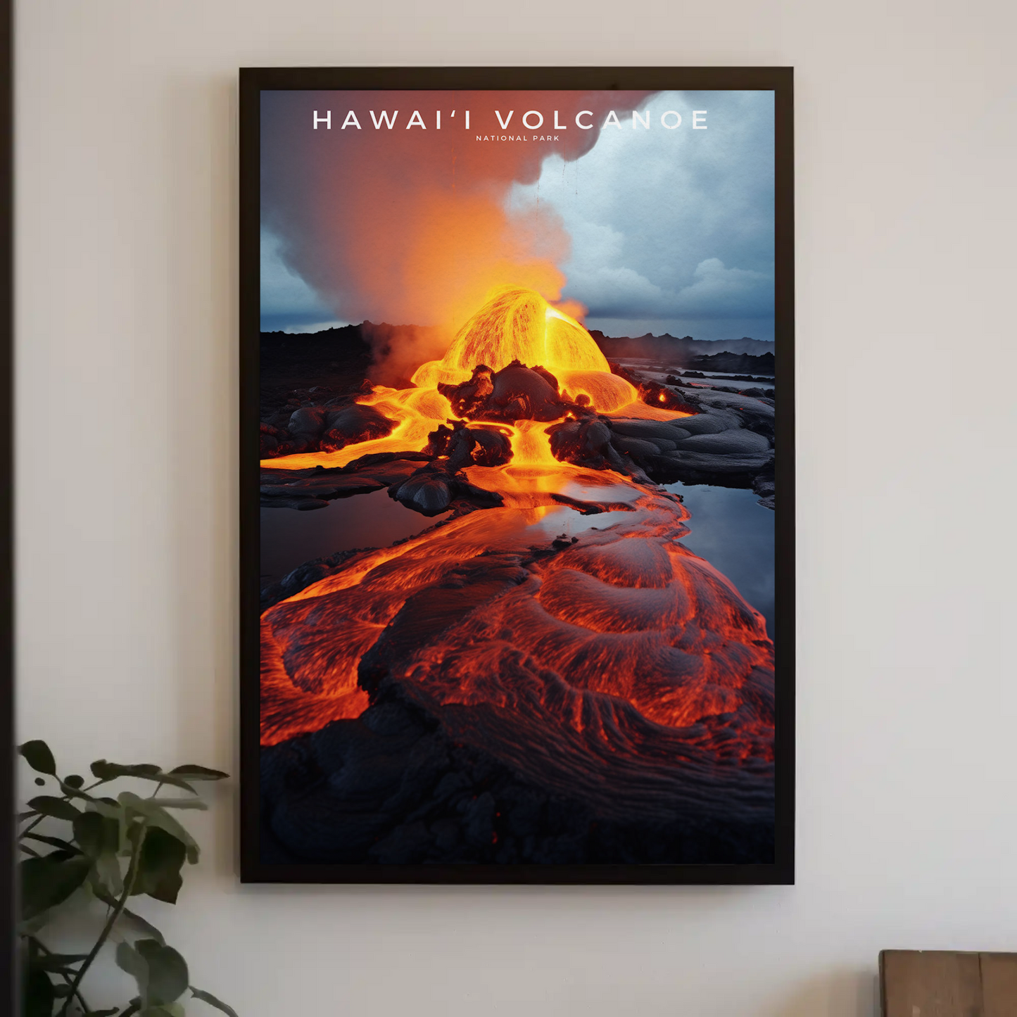 Hawaii Volcanoes National Park Poster