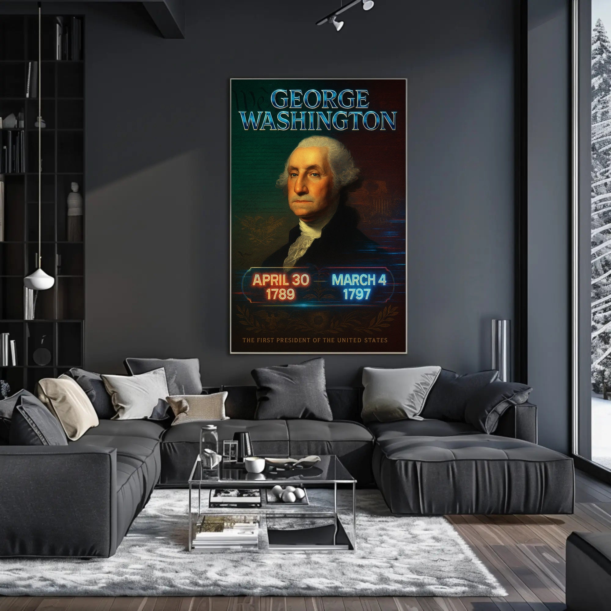 George Washington 1st President Poster PosterGoat