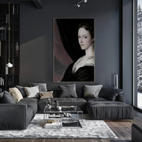 Elegant Portrait of a Woman: Cultural or Heritage Poster PosterGoat