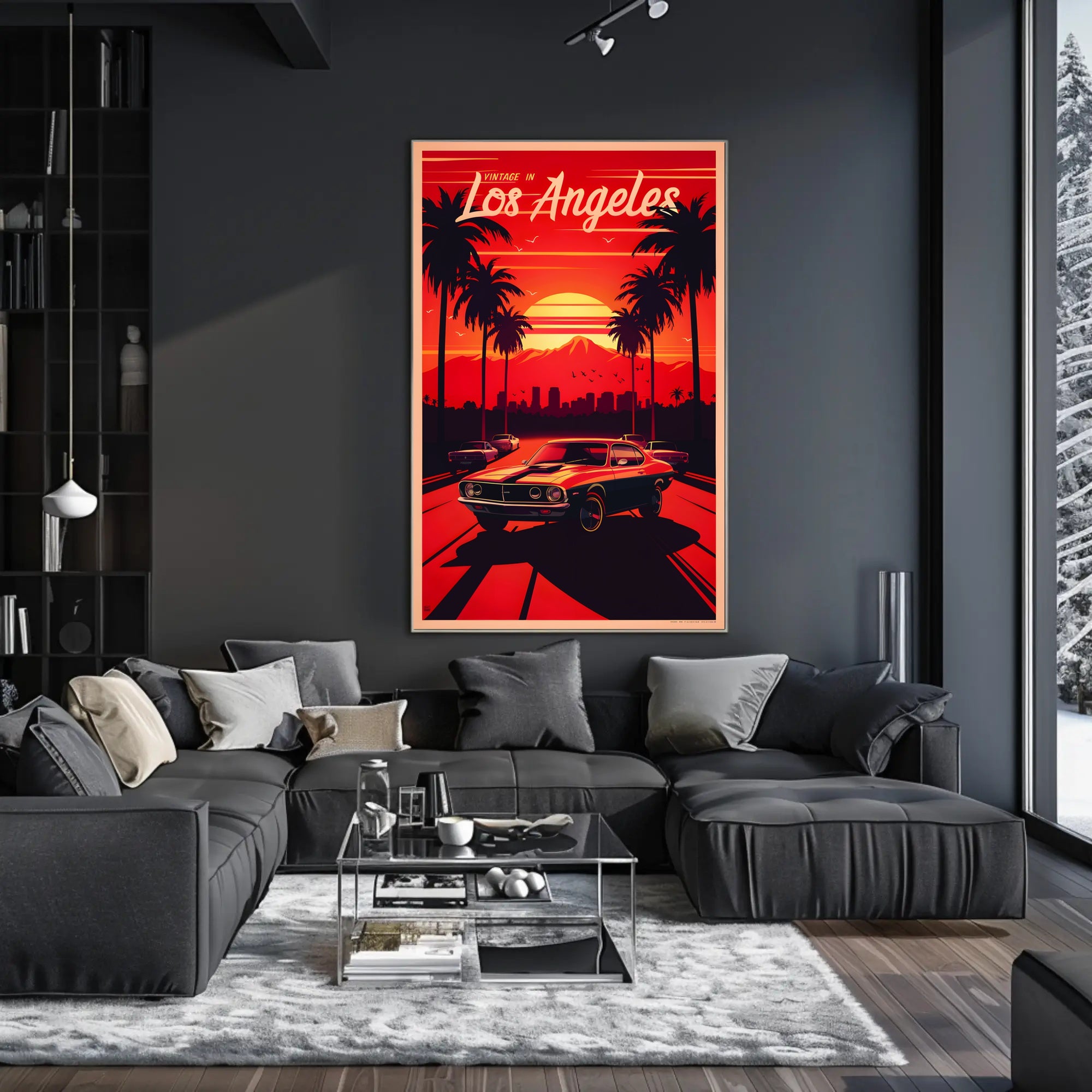 Vintage in Los Angeles Poster