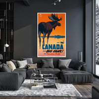 Canada Adventure Awaits: Vintage Travel Poster PosterGoat