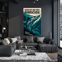 Barracuda Razor-Fast and Fierce Poster