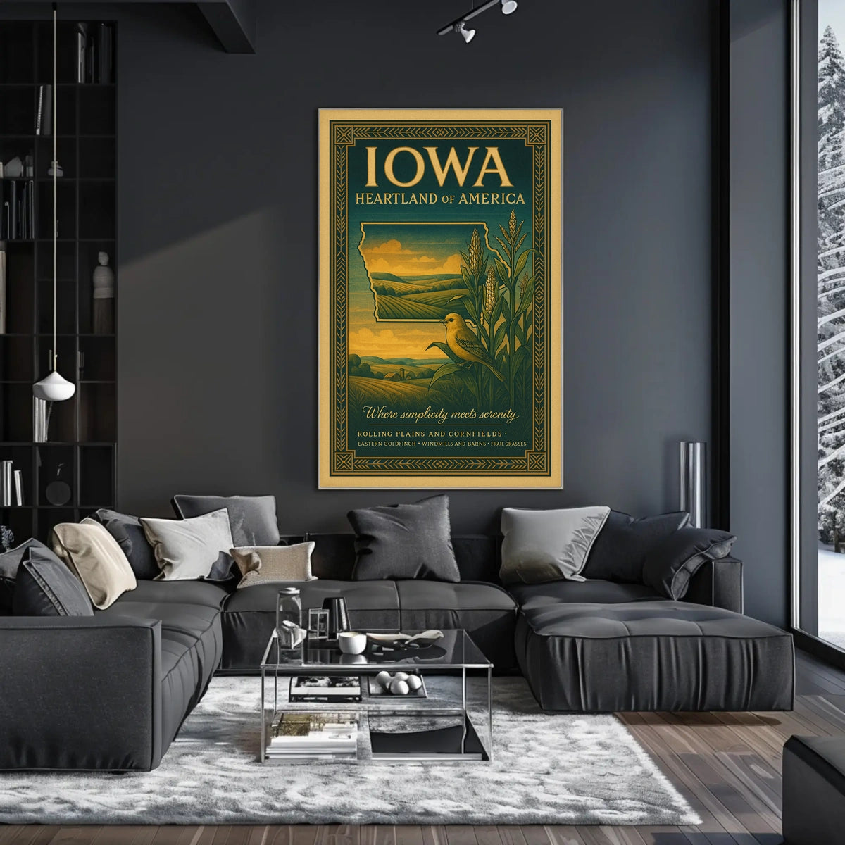 Iowa Heartland of America Poster
