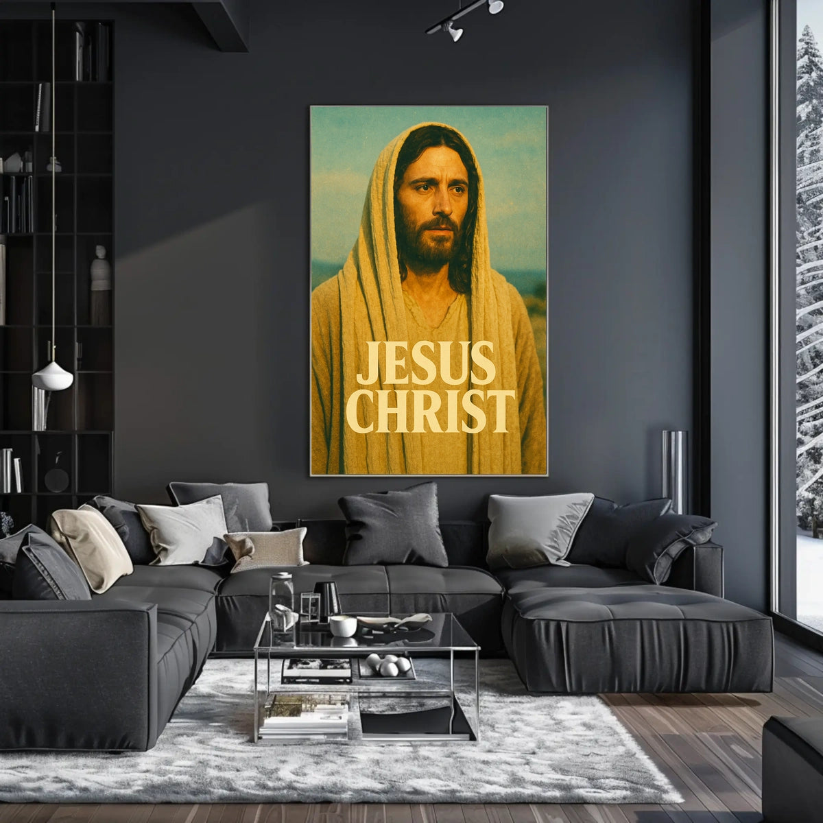 Jesus Christ Sacred Scenic Faith Poster
