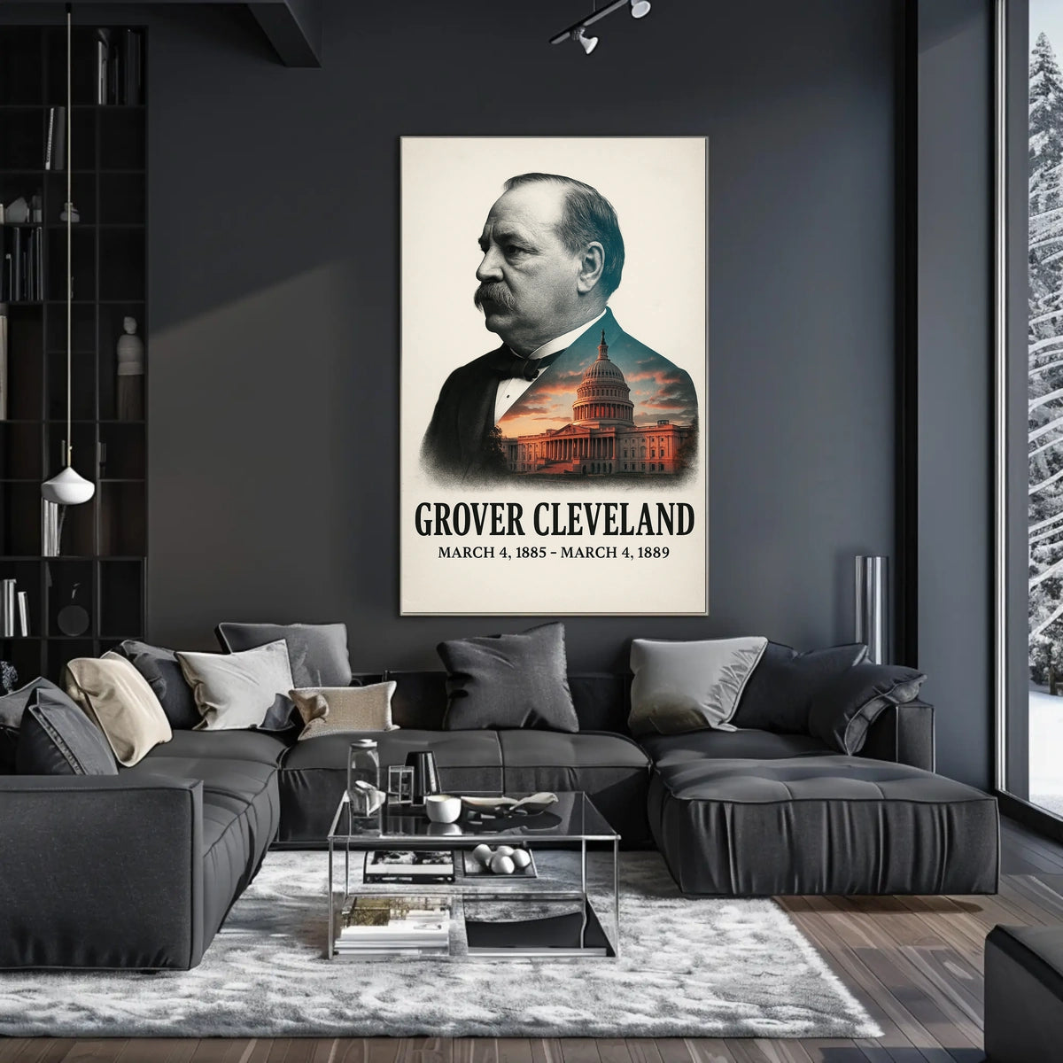 Grover Cleveland 22nd President of the United States Reflections Poster