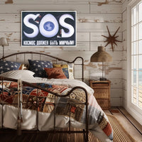 SOS for Peaceful Space Poster