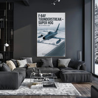F-84F Thunderstreak The Jet with a Jolt Poster PosterGoat