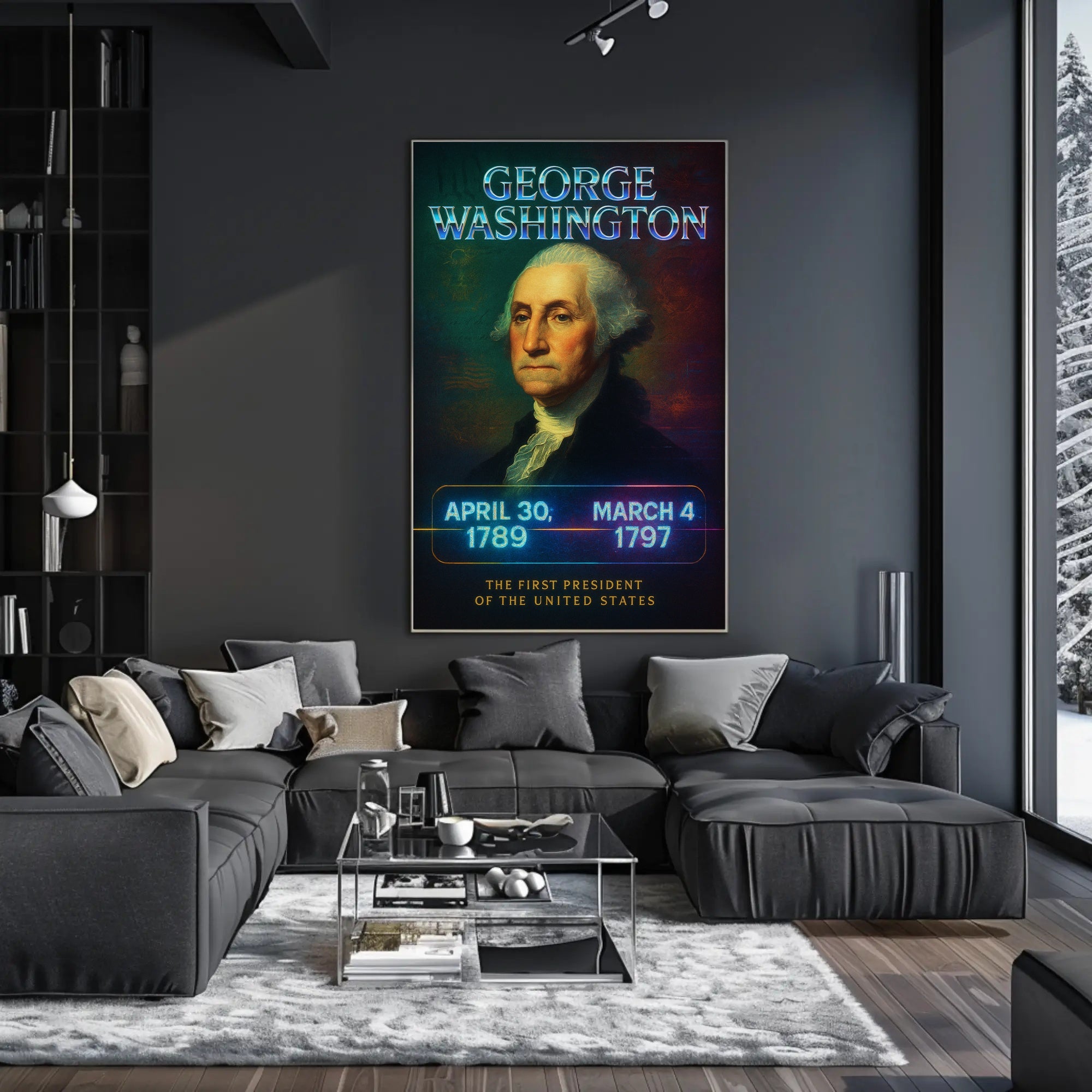 George Washington 1st President Poster PosterGoat