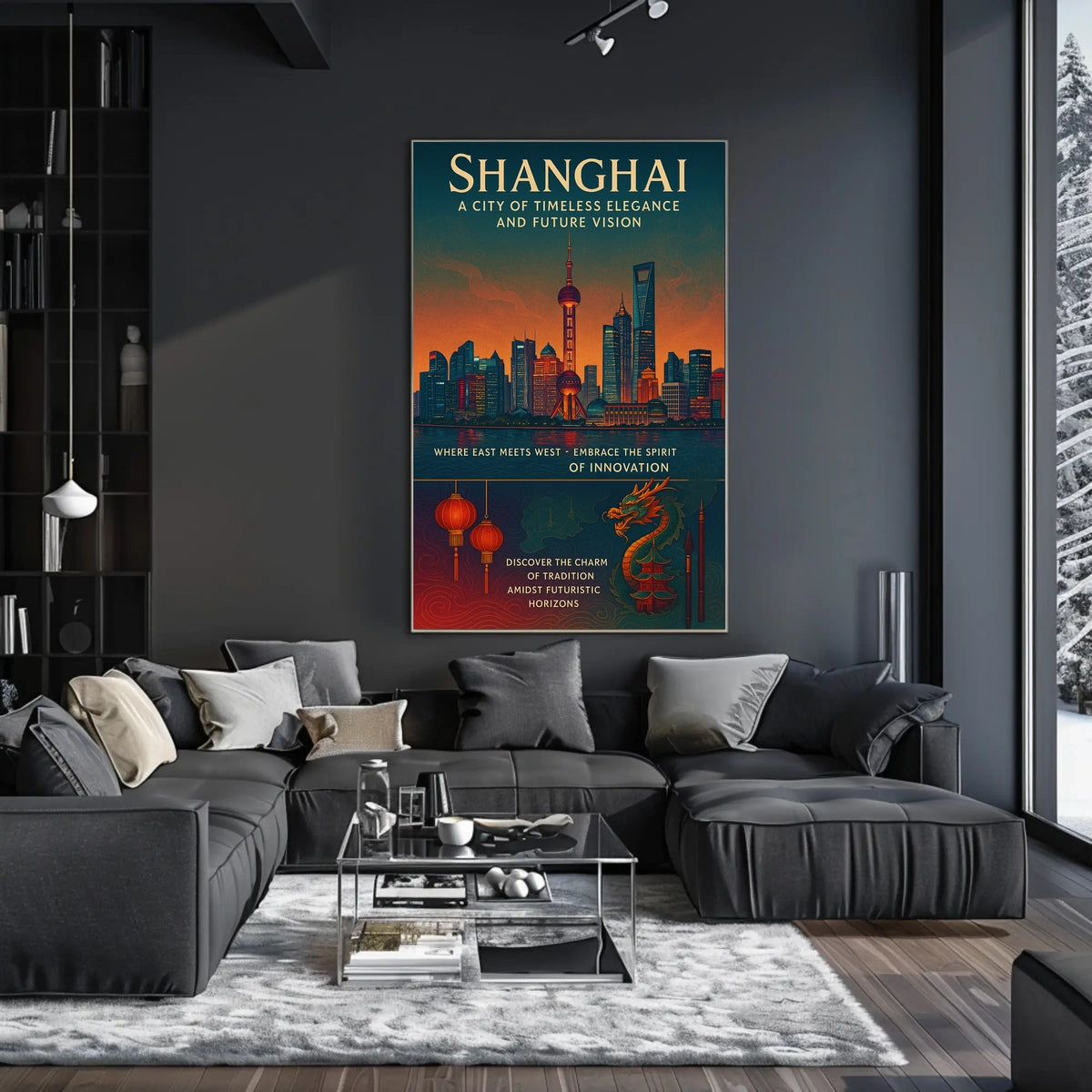 Shanghai A City of Timeless Elegance Poster