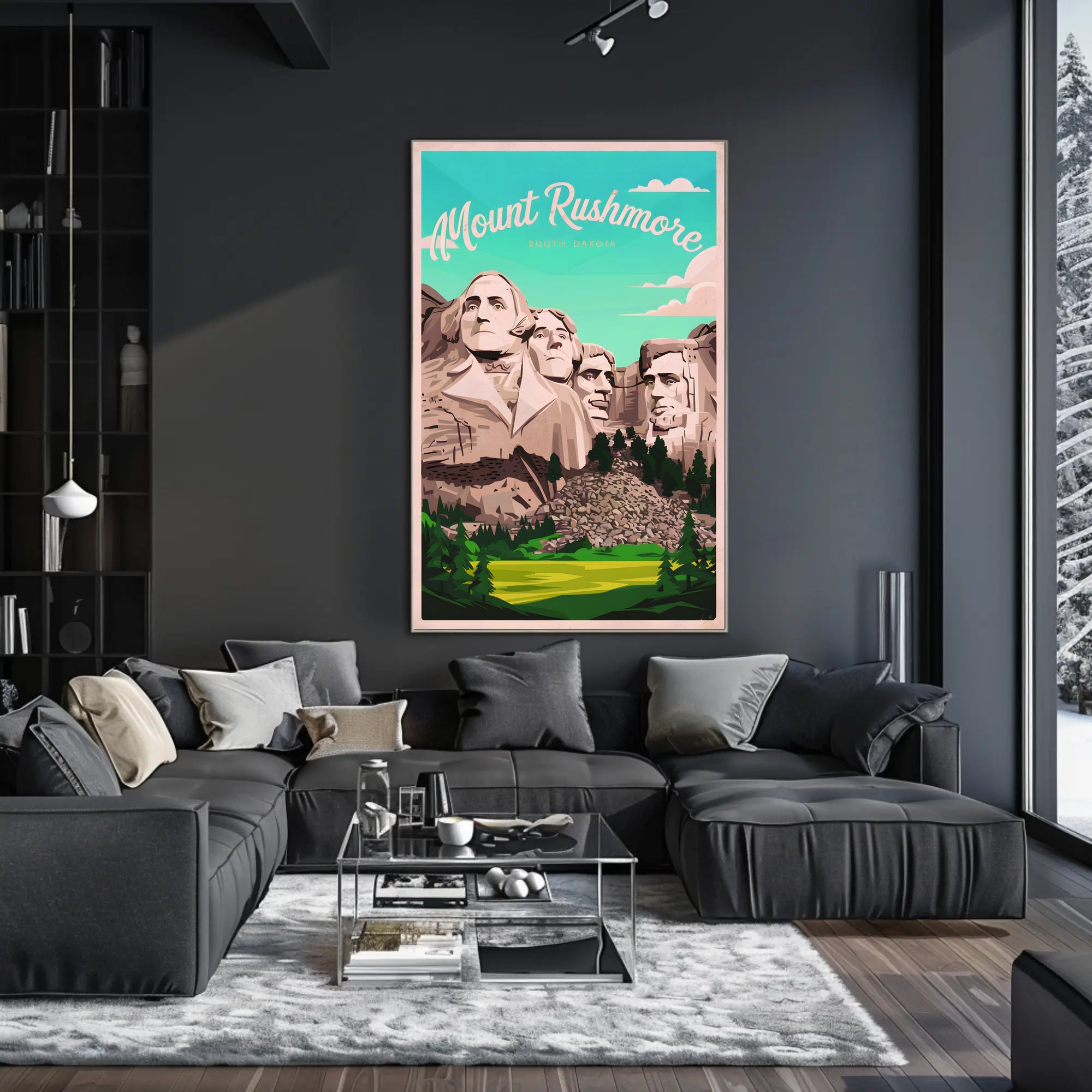 Mount Rushmore Poster