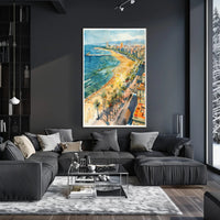 Coastal Cityscape Poster PosterGoat
